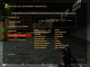 Point Blank SSG50S VGUI for Counter Strike: Source